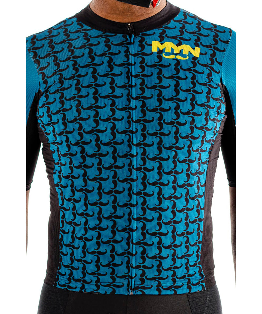 MYN Sport, BAFFO Men's Cycling Jersey - Blue