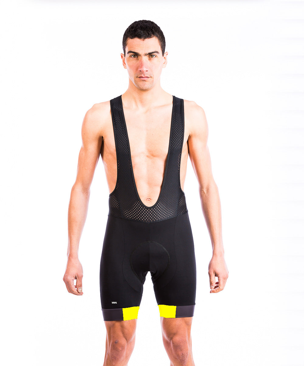 Yellow bib online shorts