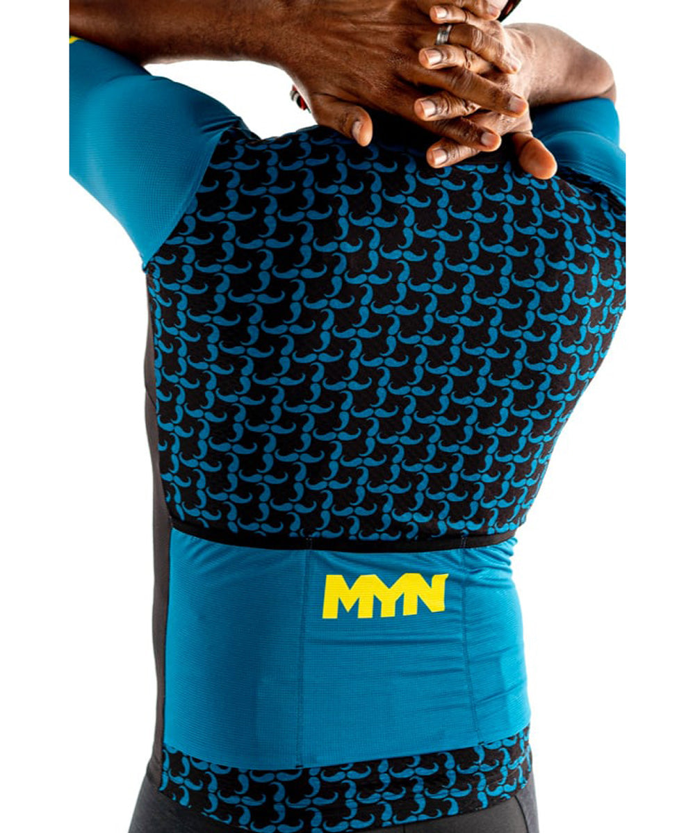 MYN Sport, BAFFO Men's Cycling Jersey - Blue