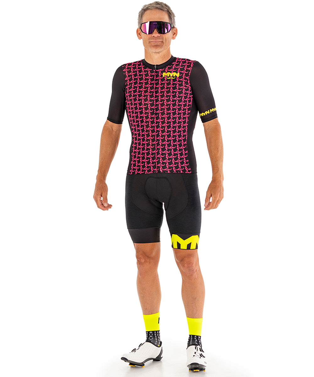 MYN Sport, BAFFO Men's Cycling Jersey - Pink
