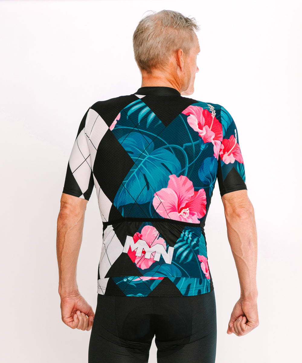MYN サイクルジャージ FLOWER Cycling Jersey for Men - MYN Sport