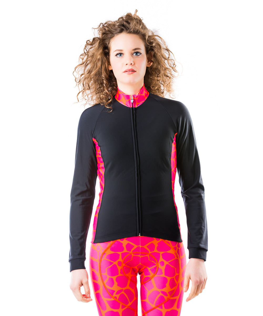 MAKY Long-Sleeve Cycling Jersey for Women